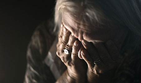 Dona estrès posttraumàtic